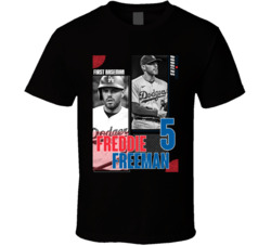 Freddie Freeman Athlete Graphic T Shirt Freddie Freeman Athlete Graphic T Shirt
