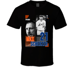 Max Scherzer Athlete Graphic T Shirt Max Scherzer Athlete Graphic T Shirt