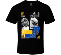 Corbin Burnes Athlete Graphic T Shirt Corbin Burnes Athlete Graphic T Shirt