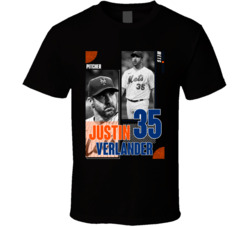 Justin Verlander Athlete Graphic T Shirt Justin Verlander Athlete Graphic T Shirt