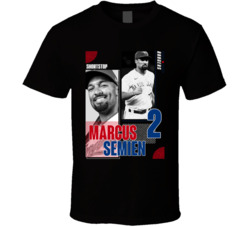 Marcus Semien Athlete Graphic T Shirt Marcus Semien Athlete Graphic T Shirt