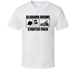 Alabama Brawl Starter Pack T Shirt Alabama Brawl Starter Pack T Shirt