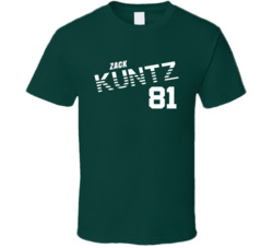 Zack Kuntz 81 Favorite Player Fan T Shirt Zack Kuntz 81 Favorite Player Fan T Shirt