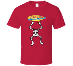 Dude Where's My Skull Skeleton Halloween Parody T Shirt