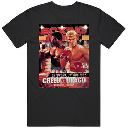 Apollo Creed Vs Ivan Drago Boxing Match T Shirt Apollo Creed Vs Ivan Drago Boxing Match T Shirt