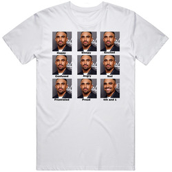 Jalen Hurts Moods Facial Expressions T Shirt