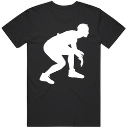 Wrestling Opponent Crouch Silhouette T Shirt Wrestling Opponent Crouch Silhouette T Shirt