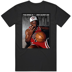 Michael Jordan 3 Championships Slam Magazine T Shirt
