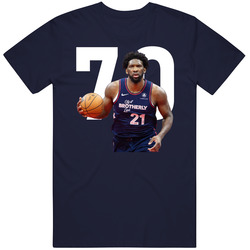 Joel Embiid 70 Pts Scored T Shirt Joel Embiid 70 Pts Scored T Shirt
