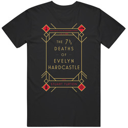 The 7 And A Half Deaths Of Evelyn Hardcastle Book Cover T Shirt The 7 And A Half Deaths Of Evelyn Hardcastle Book Cover T Shirt