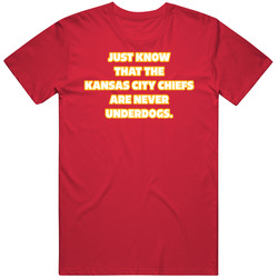 Just Know That Kansas City Are Never Underdogs Patrick Mahomes Quote F Just Know That Kansas City Are Never Underdogs Patrick Mahomes Quote F