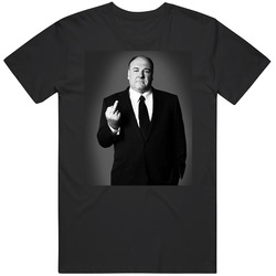 James Gandolfini Middle Finger Sopranos Fan T Shirt James Gandolfini Middle Finger Sopranos Fan T Shirt