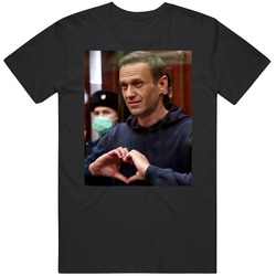 Alexei Navalny Heart Hands Supporter T Shirt Alexei Navalny Heart Hands Supporter T Shirt