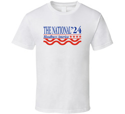 The National '24 Bloodbuzz America T Shirt The National '24 Bloodbuzz America T Shirt