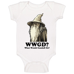 What Would Gandalf Do Lord Of The Rings Baby One Piece What Would Gandalf Do Lord Of The Rings Baby One Piece
