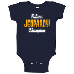Future Jeopardy Champion Game Show Baby One Piece