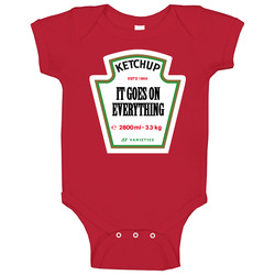 I Love Ketchup Food Baby One Piece I Love Ketchup Food Baby One Piece