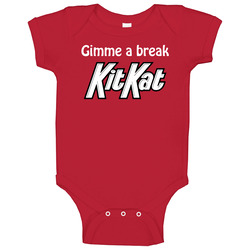 Gimme A Break Kit Kat Candy Baby One Piece
