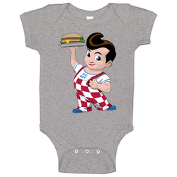 Big Boy Fast Food Mascot Baby One Piece Big Boy Fast Food Mascot Baby One Piece