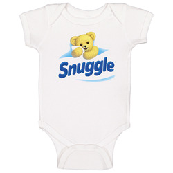 Snuggle Bear Fabric Softener Mascot Baby One Piece Snuggle Bear Fabric Softener Mascot Baby One Piece