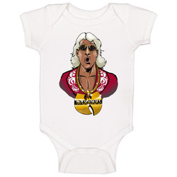 Ric Flair Wutang Chain Funny Wrestling Fan Baby One Piece