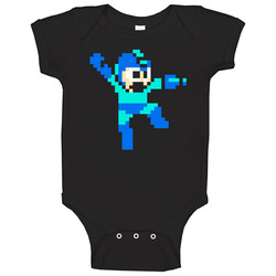 Megaman Mega Man Video Game Blue Bomber Baby One Piece Megaman Mega Man Video Game Blue Bomber Baby One Piece