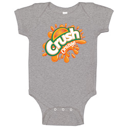 Crush Orange Soda Cool Halloween Costume Baby One Piece Crush Orange Soda Cool Halloween Costume Baby One Piece
