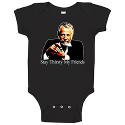 Dos Equis Beer Stay Thirsty My Friends Baby One Piece Dos Equis Beer Stay Thirsty My Friends Baby One Piece