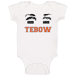 Tim Tebow John 316 Broncos Football Baby One Piece Tim Tebow John 316 Broncos Football Baby One Piece