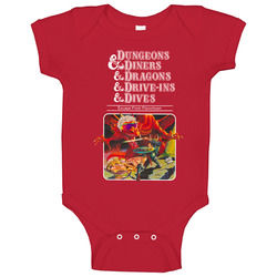 Dungeons Diners Dragons Drive Ins Dives Funny Baby One Piece Dungeons Diners Dragons Drive Ins Dives Funny Baby One Piece
