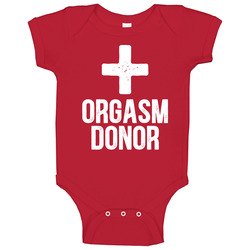 Orgasm Donor Vintage Distressed Baby One Piece Orgasm Donor Vintage Distressed Baby One Piece