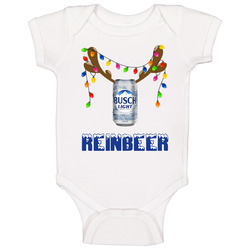 Busch Light Reinbeer Funny Beer Lager Fan Christmas Baby One Piece Busch Light Reinbeer Funny Beer Lager Fan Christmas Baby One Piece