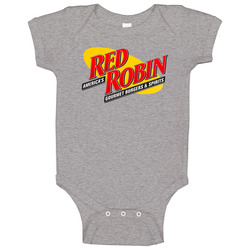 Red Robin American Favorite Fast Food Baby One Piece Red Robin American Favorite Fast Food Baby One Piece
