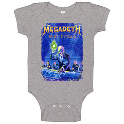 Megadeth Rust In Peace Heavy Metal Music Band Baby One Piece Megadeth Rust In Peace Heavy Metal Music Band Baby One Piece