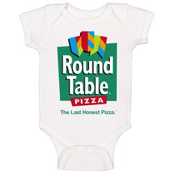Round Table Pizza Favourite Food Baby One Piece Round Table Pizza Favourite Food Baby One Piece