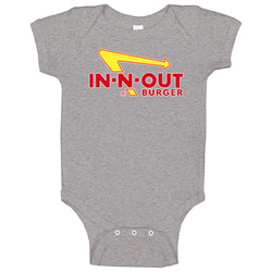 In N Out Burger Favorite Fast Food Baby One Piece In N Out Burger Favorite Fast Food Baby One Piece