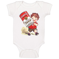 Campbell Soup Kid Food Mascot Baby One Piece