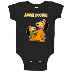 Augie Doggie And Daddy Doggie Retro Cartoon Character Baby One Piece Augie Doggie And Daddy Doggie Retro Cartoon Character Baby One Piece