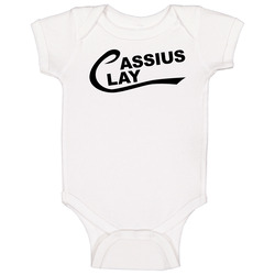 Cassius Clay Retro Muhammad Ali Boxing Legend Baby One Piece Cassius Clay Retro Muhammad Ali Boxing Legend Baby One Piece