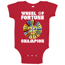 Wheel Of Fortune Champion Tv Game Show Baby One Piece Wheel Of Fortune Champion Tv Game Show Baby One Piece