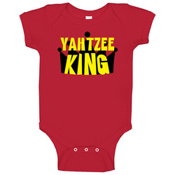 Yahtzee King Sports And Hobbies Master Baby One Piece Yahtzee King Sports And Hobbies Master Baby One Piece