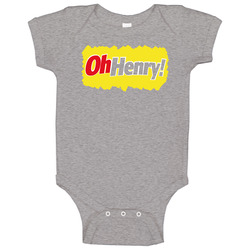Oh Henry Candy Bar Old School Cool Baby One Piece Oh Henry Candy Bar Old School Cool Baby One Piece