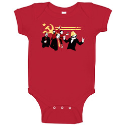 Communist Party Russian Funny Baby One Piece Communist Party Russian Funny Baby One Piece