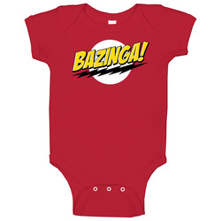 Bazinga Big Bang Theory Tv Baby One Piece Bazinga Big Bang Theory Tv Baby One Piece