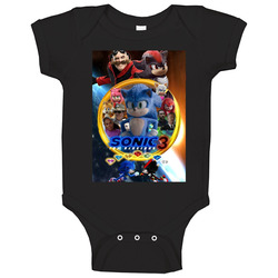Sonic The Hedgehog 3 Movie Fan Baby One Piece Sonic The Hedgehog 3 Movie Fan Baby One Piece