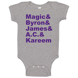 Magic Johnson & Byron Scott & James Worthy & Ac Green & Magic Johnson & Byron Scott & James Worthy & Ac Green &
