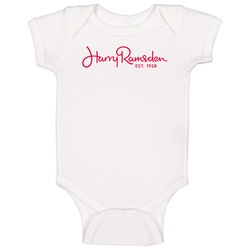 Harry Ramsden Uk Chain Restaurants Logo Baby One Piece Harry Ramsden Uk Chain Restaurants Logo Baby One Piece