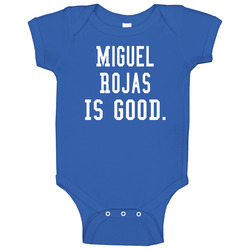 Miguel Rojas Is Good Baby One Piece Miguel Rojas Is Good Baby One Piece