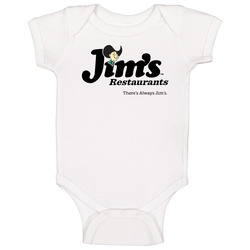 Jim's Best Southern Restaurants Fan Baby One Piece Jim's Best Southern Restaurants Fan Baby One Piece