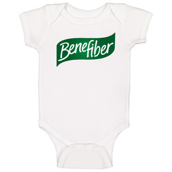 Benefiber Best Over The Counter Medication Logo Baby One Piece Benefiber Best Over The Counter Medication Logo Baby One Piece